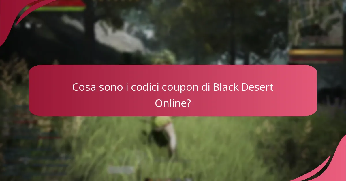 Quali sono i dati storici sui codici coupon di Black Desert Online?
