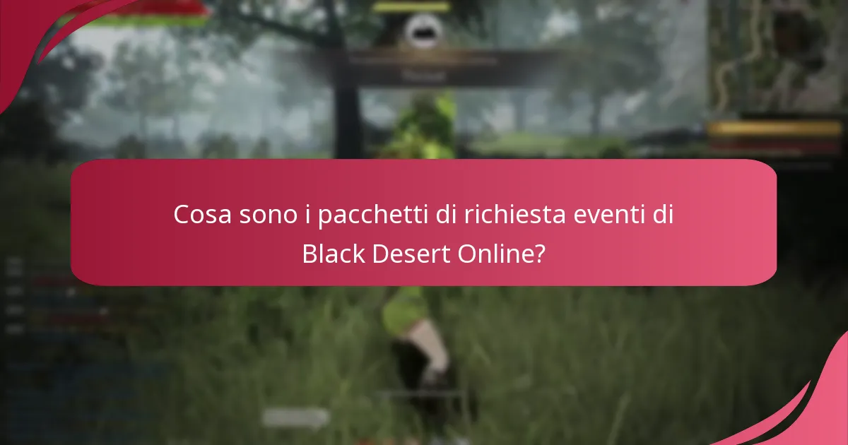 Quali eventi stagionali sono associati ai pacchetti di richiesta eventi?