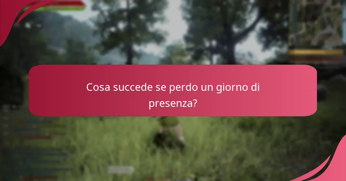 Ci sono suggerimenti per massimizzare le ricompense per la presenza giornaliera?