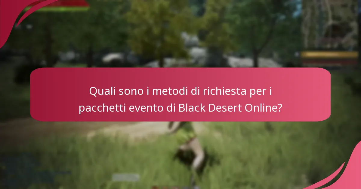 Quali sono le insidie comuni quando si richiedono pacchetti evento?