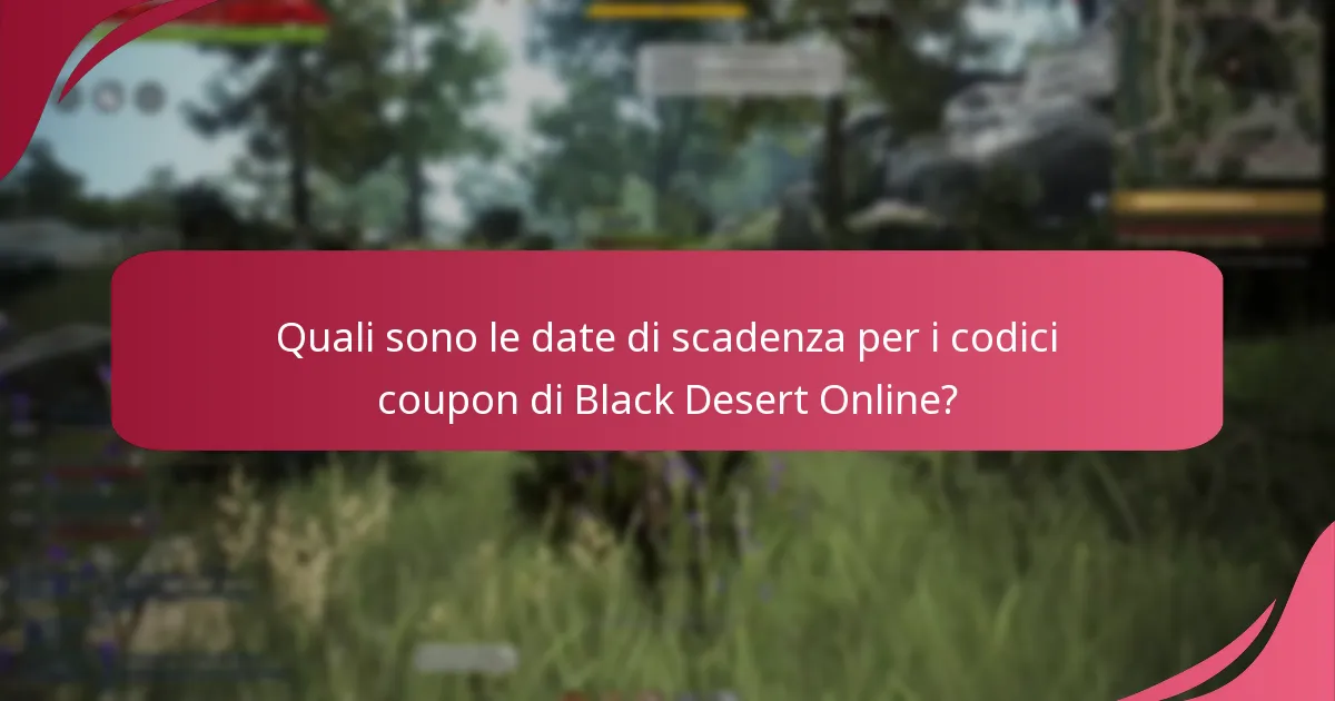 Come richiedere i codici coupon di Black Desert Online?